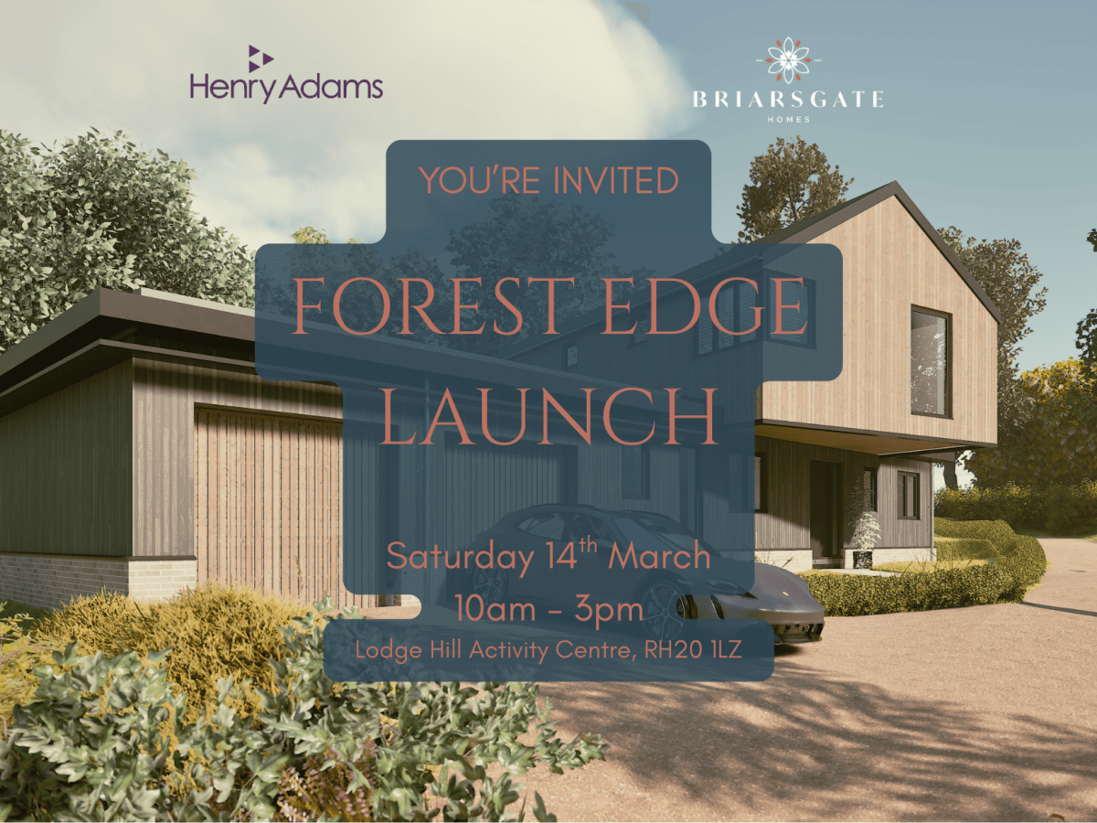 You’re Invited FOREST EDGE LAUNCH Saturday 14th March 10am 3pm Lodge Hill Activity Centre, RH20 1LZ